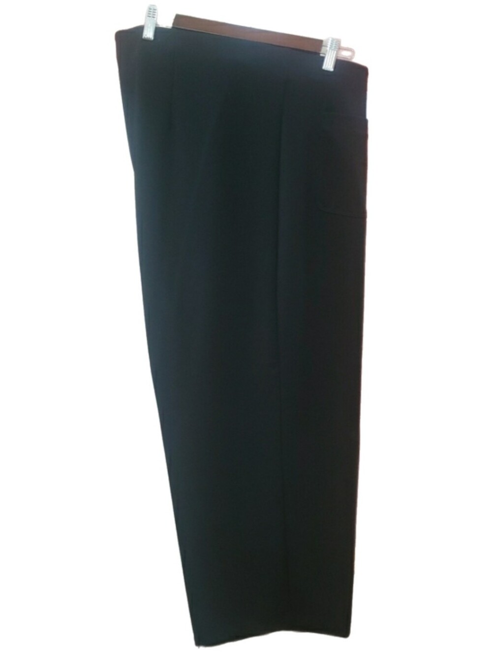 Jones & Co. Black Wide-Leg Women’s Trousers, 3X